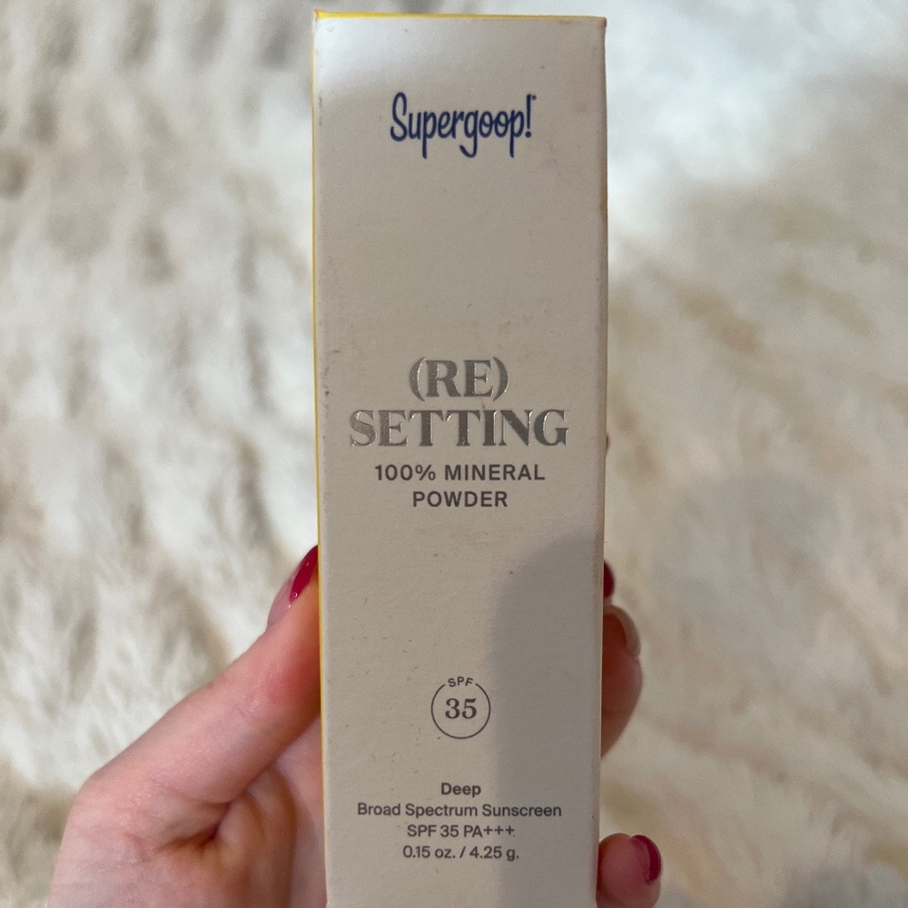 Supergoop SPF setting powder